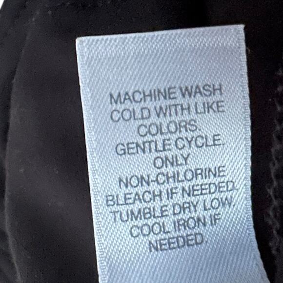 J.Jill Wearever Black Pull On Pants Women Large Seamed Full Leg Career Travel - Picture 8 of 10